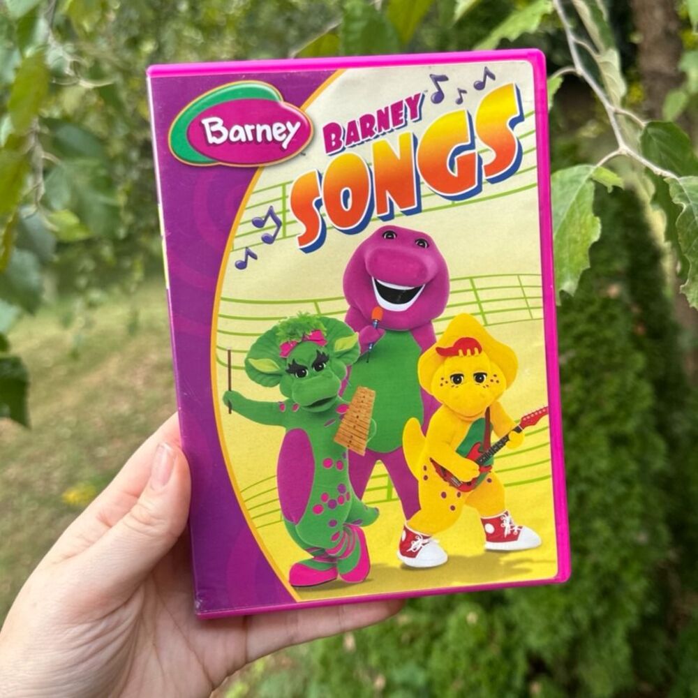 Barney Songs DVD Children's Educational Music Video 2000s Y2K
